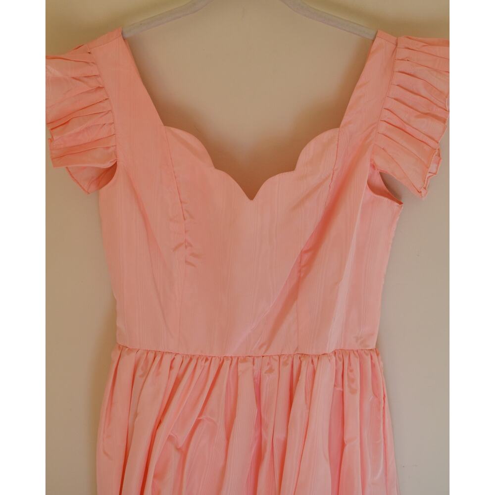 Vintage Pink Taffeta Party Dress Size Small - Picture 5 of 9